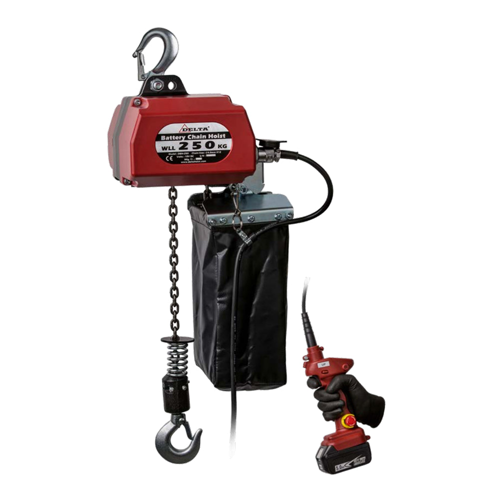 Battery chain hoist