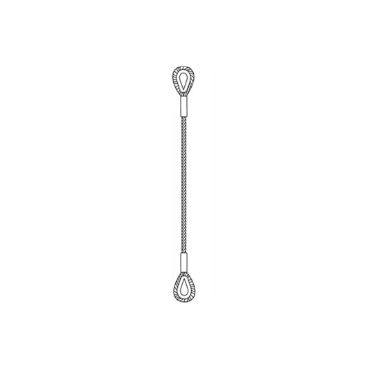 Single Leg Wire Rope Sling