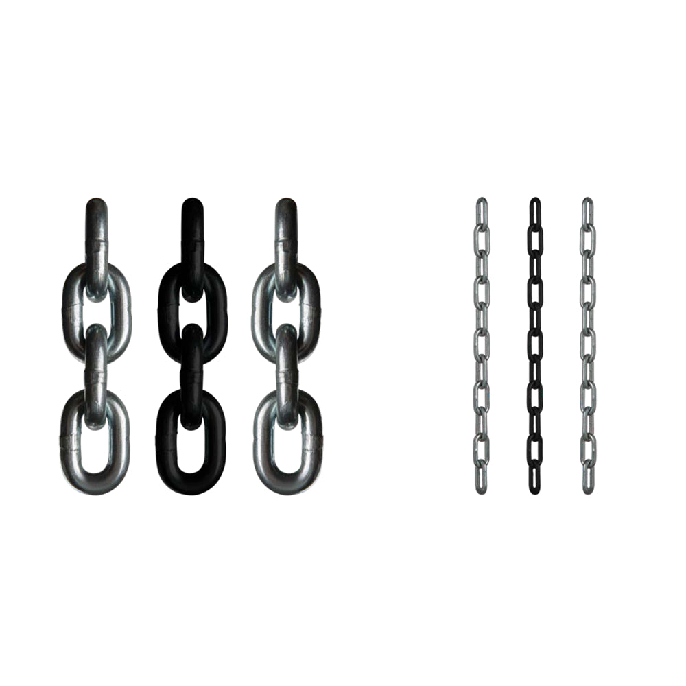 Chain for hand powered hoists