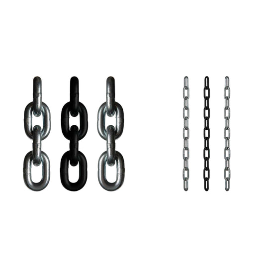 Chain for hand powered hoists