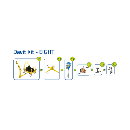 Xtirpa 610 Counterweight Davit Arm Kit - DAVIT KIT – EIGHT