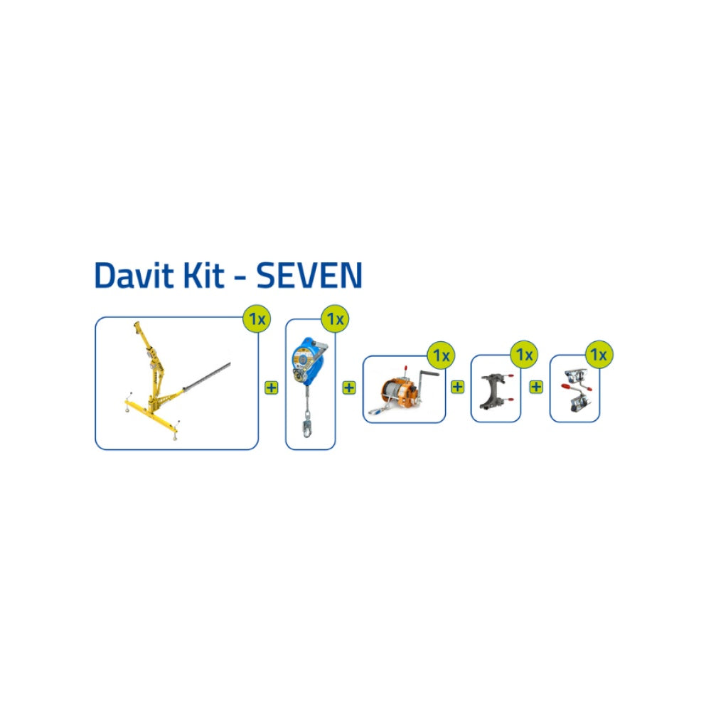 Xtirpa Vehicle Hitch System - DAVIT KIT – SEVEN
