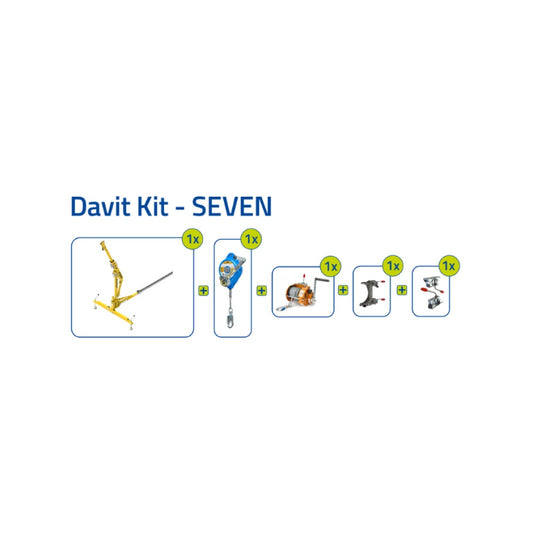 Xtirpa Vehicle Hitch System - DAVIT KIT – SEVEN
