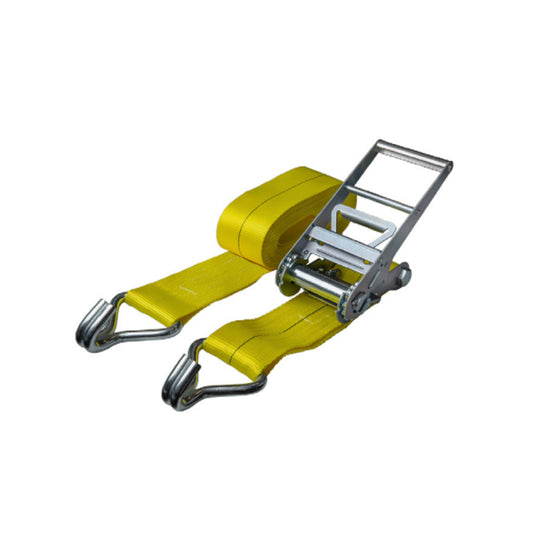 DELTASLING – Ratchet tie down – 100 mm x 10 meter – 5000 daN – Yellow