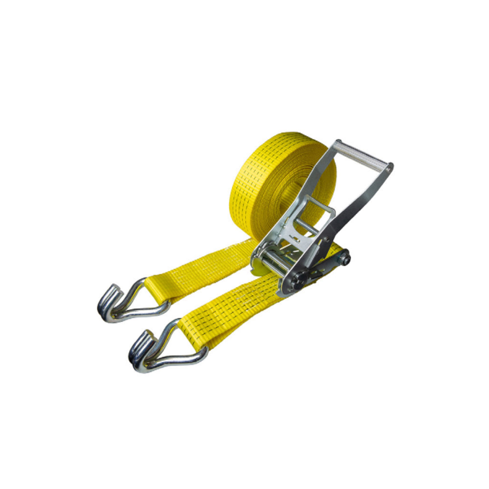 DELTASLING – Ratchet tie down – 50 mm x 8 meter – 2500 daN - Yellow