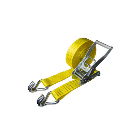 DELTASLING – Ratchet tie down – 50 mm x 8 meter – 2500 daN - Yellow