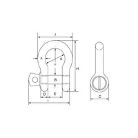 Green Pin ® Bow Shackle Screw Pin – HIRE or SALE