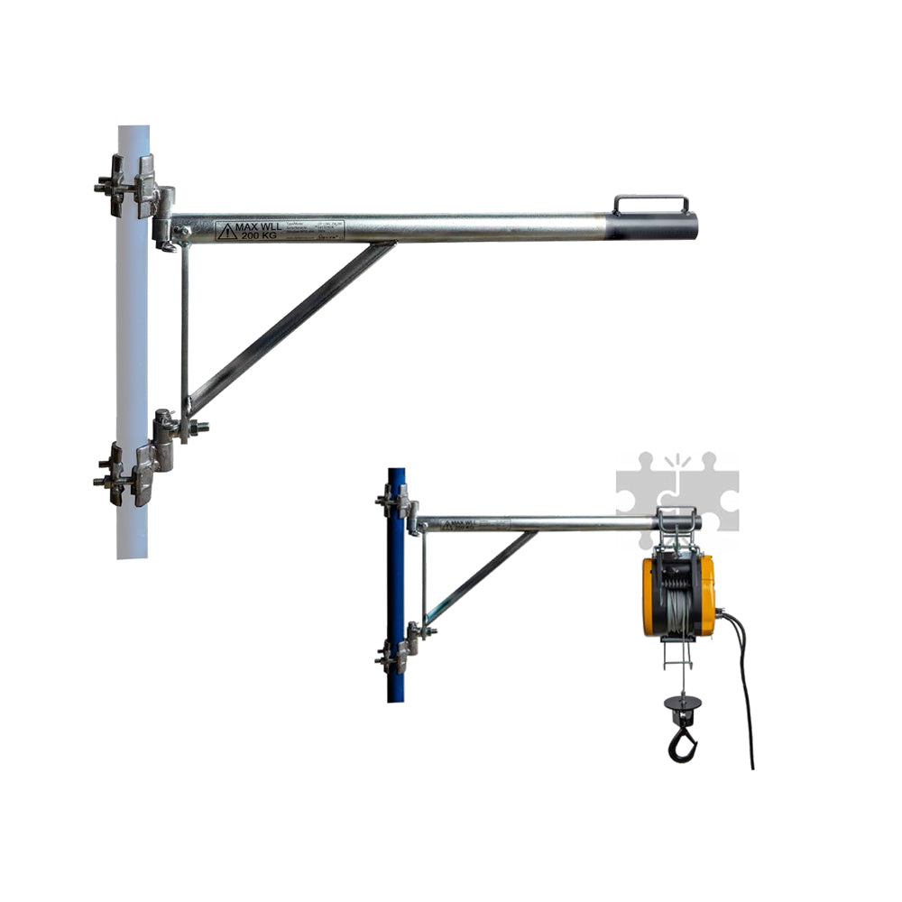 Pivoting jib for electric winch DKL