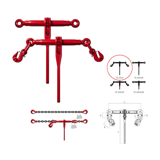 Ratchet load binder Grade 80 - YE.338.K