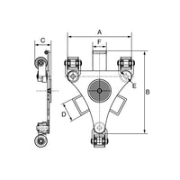 Viper 360° Rotating Machinery Moving Skate 2T – VRS2
